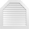 Ekena Millwork Octagonal Top Surface Mount PVC Gable Vent w/ 3-1/2"W x 1"P Standard Frame, 36"W x 36"H GVPOT36X3601SN - alternate 1